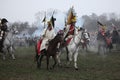 Re-enactment of the Battle of Austerlitz (1805), Czech Republic. Royalty Free Stock Photo