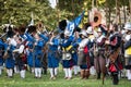 Re-enactment of battle for Pressburg at Bratislava, Slovakia on September 30, 2017 Royalty Free Stock Photo