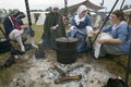 Re-enactment of Revolutionary War Encampment demonstrates camp life of Continental Army as part of the 225th Anniversary of the Si