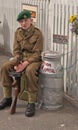 Re-enactment 1940 weekend, Embsay, Yorkshire, UK Royalty Free Stock Photo