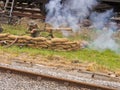 Re-enactment 1940 weekend, Embsay, Yorkshire, UK Royalty Free Stock Photo