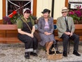 Re-enactment 1940 weekend, Embsay, Yorkshire, UK Royalty Free Stock Photo