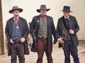 Re-enactors of the Gunfight at the OK Corral in Tombstone Arizona Royalty Free Stock Photo