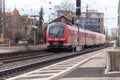 RE Regional Express train from Deutsche Bahn Royalty Free Stock Photo