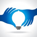 Reach idea with human hand