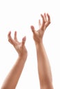 Reach out hands Royalty Free Stock Photo