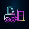 reach truck nolan icon. Simple thin line, outline vector of consruction machinery icons for ui and ux, website or mobile