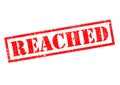 REACHED Royalty Free Stock Photo