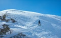 Reaching the top after a long climb