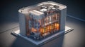reactor small modular nuclear Royalty Free Stock Photo