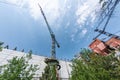 Reactors building 5 and 6 in Pripyat, Chernobyl exclusion Zone. Chernobyl Nuclear Power Plant Zone of Alienation in Ukraine Royalty Free Stock Photo