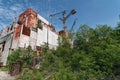 Reactors building 5 and 6 in Pripyat, Chernobyl exclusion Zone. Chernobyl Nuclear Power Plant Zone of Alienation in Ukraine Royalty Free Stock Photo
