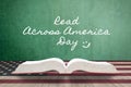 Read across america day, March 2 concept of USA CSR bio idea Royalty Free Stock Photo