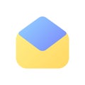 Read message pixel perfect flat gradient color ui icon