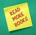 Read More Books Reminder Royalty Free Stock Photo