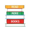 Read More Books Royalty Free Stock Photo