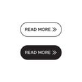 Read More Button Icon for Web or Mobile App Royalty Free Stock Photo