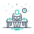 Mix icon for Readers, reciter and bibliophile
