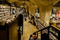 Readers in underground bookstore,China