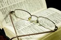Reading glasses Royalty Free Stock Photo