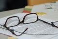 Reading glasses for shortsighted people