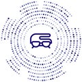 reading glasses vector icon. reading glasses editable stroke. reading glasses linear symbol for use on web and mobile apps, logo, Royalty Free Stock Photo