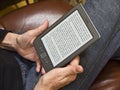 Reading with a Kindle E-reader