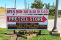 The Tom Sturgis Pretzel Bakery Sign