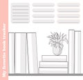 Reading tracker. List of books. Summer plan for extracurricular reading. Habit Tracker