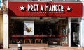 Pret a Manger frontage Royalty Free Stock Photo