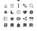 Reading v1 UI Pixel Perfect Well-crafted Vector Solid Icons