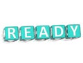 Ready Block Text Royalty Free Stock Photo