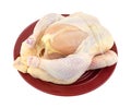 Ready for cooking roasting chicken Royalty Free Stock Photo