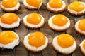 Ready Easter cookies on wire rack.