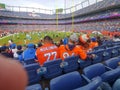 Ready for football at Bronco stadium in mile high city