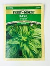 Unopened Pack of Basil Herb