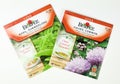 Unopened Pack of Basil and Chives Seeds Royalty Free Stock Photo