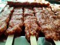 Traditional turkish adana kebab ready to cook Royalty Free Stock Photo