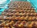 Traditional turkish adana kebab ready to cook Royalty Free Stock Photo