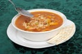 ready to eat beef barley soup Royalty Free Stock Photo