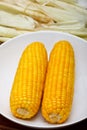 Ready to eat boiled sweet corn