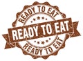 ready to eat seal. stamp Royalty Free Stock Photo