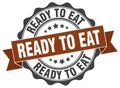 ready to eat seal. stamp Royalty Free Stock Photo