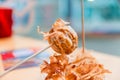 Ready to eat takoyaki ball Royalty Free Stock Photo