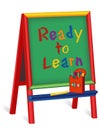 Ready to Learn Chalkboard Easel for Children, Box of Multi-color Chalk