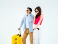 Ready to travel, happy holiday. Summer vacation concept. Royalty Free Stock Photo