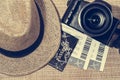 Ready for vacation. Everything you need with you. Royalty Free Stock Photo
