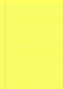 Ready yellow loose leaf ruled paper grid for printing out, when you just can`t find any looseleaf rule paper. This solves that. Royalty Free Stock Photo