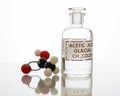 Acetic acid bottle and structure