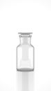 Reagent bottle on white background